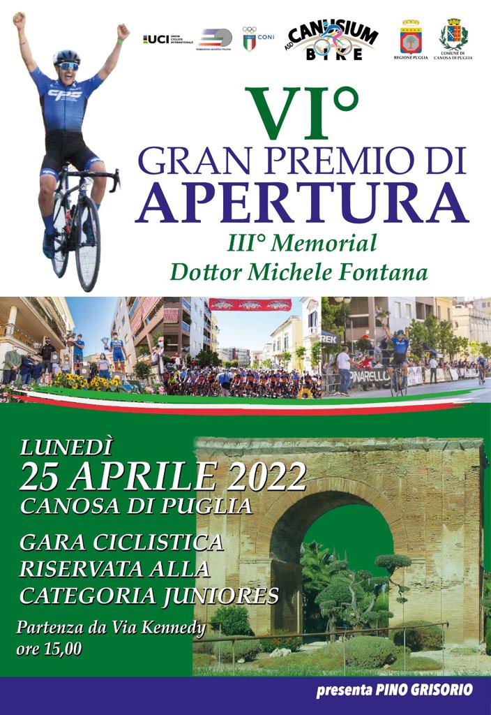A Canosa di Puglia grandi manovre organizzative per il Gran Premio d’Apertura-Memorial Dottor Michele Fontana
