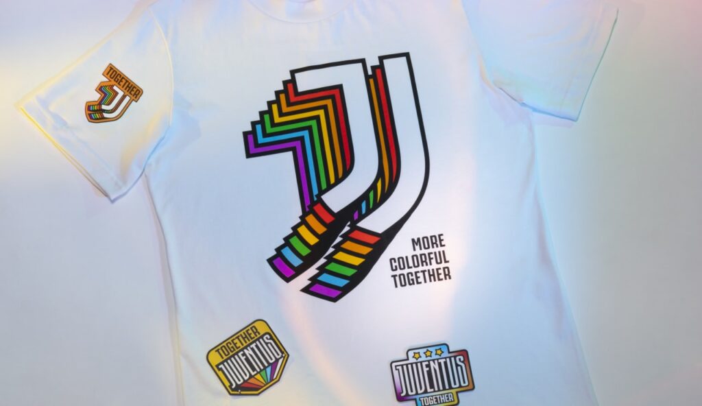 La Juventus lancia una campagna per il mese del Pride