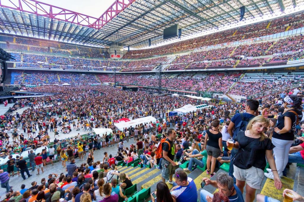 San Siro pieno per i concerti: i ricavi per Inter e Milan