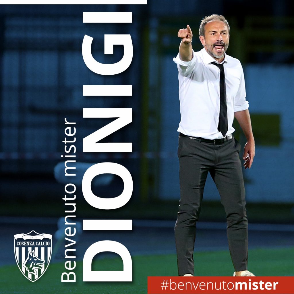 Serie B: Davide Dionigi nuovo allenatore del Cosenza