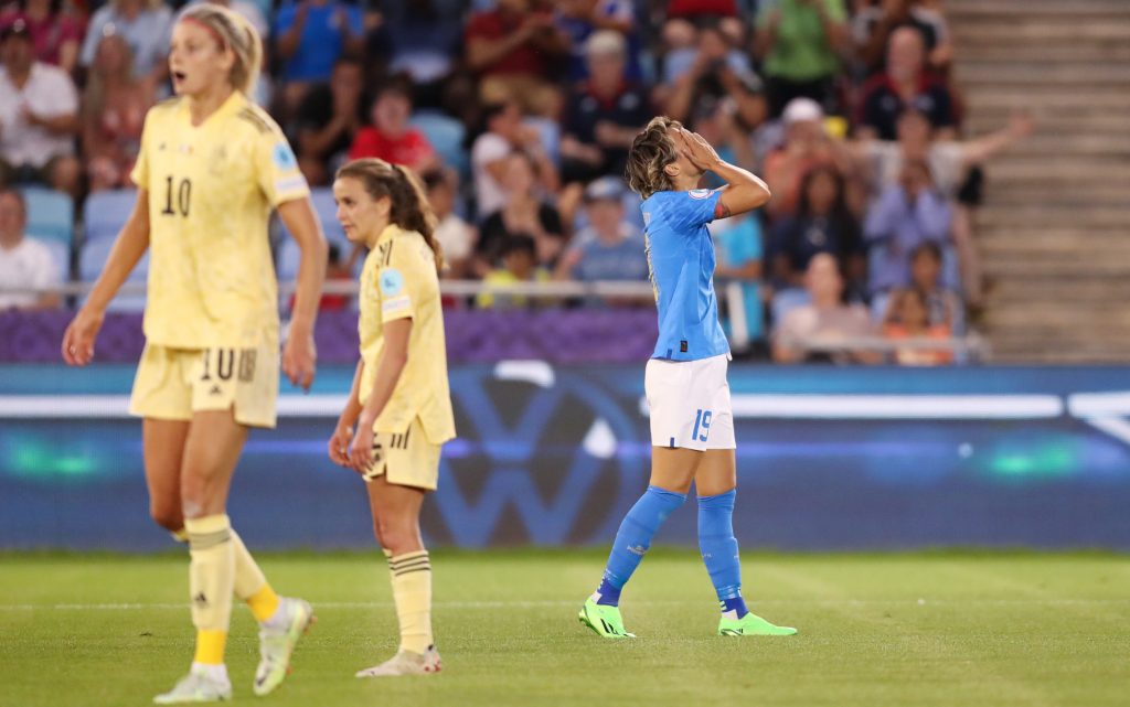 Europei calcio femminile: l’Italia perde 1-0 col Belgio ed è eliminata