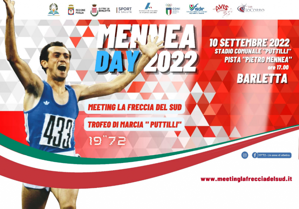 Barletta, tutto pronto per il ‘Mennea Day 2022’
