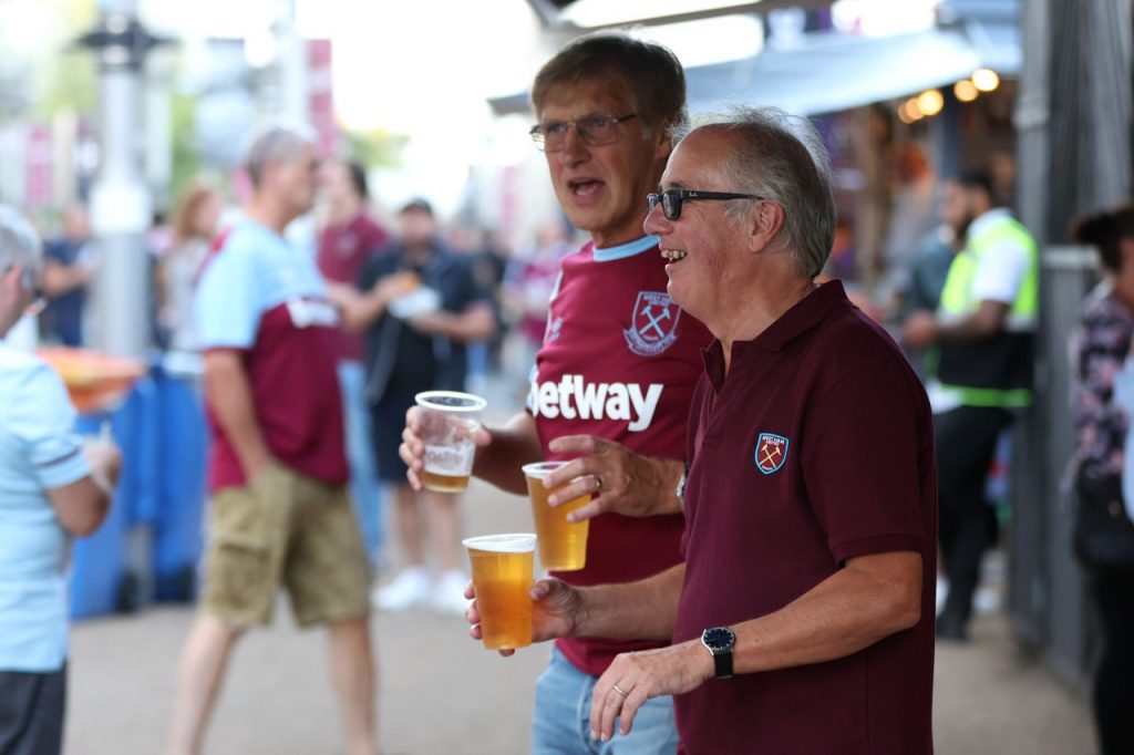 Il West Ham minaccia una causa sul prezzo della birra allo stadio