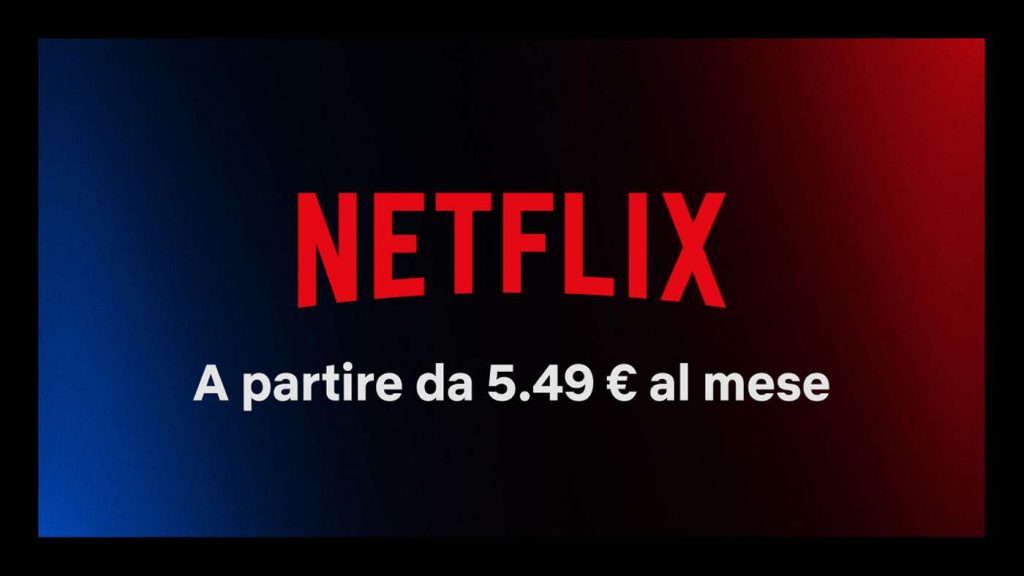 Netflix lancia il piano con pubblicità: 5,49 euro al mese