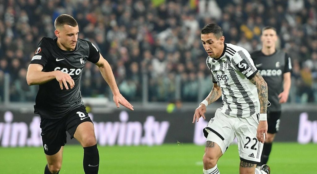 Europa League: Juventus-Friburgo 1-0, Di Maria trascina ancora i bianconeri