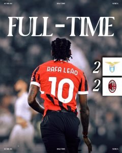 lazio-e-milan-pareggiano-2-2-allolimpico-pavlovic-protagonista-emozioni-e-rimpianti-nel-finale